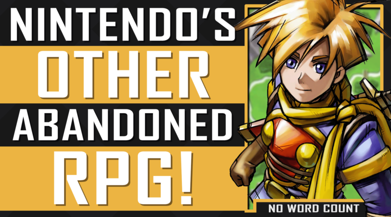 Golden Sun, Nintendo's Other Abandoned RPG